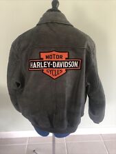 Usado, Jaqueta bombardeiro Aeropostal Compagnie Harley-Davidson Patches couro aviador tamanho 46 comprar usado  Enviando para Brazil