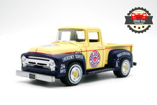 1956 FORD F-100 RED COWN GASOLINA EMERGÊNCIA ESCALA 1/64 DIECAST COLECIONADOR MODELO CARRO, usado comprar usado  Enviando para Brazil