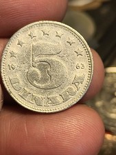 Jugoslavia moneta dinara usato  Roma