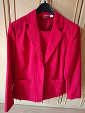 Damen hosenanzug rot gebraucht kaufen  Sinntal