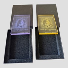 Estojo de cristal Harry Potter Hermione 2007 ARTBOX dourado par estojos raros comprar usado  Enviando para Brazil
