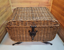 Vintage brown woven for sale  Colorado Springs
