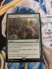 Usado, Force of Vigor MTG Modern Horizons verde raro instantâneo quase em perfeito estado x1 SC3 comprar usado Usado, Force of Vigor MTG Modern Horizons verde raro instantâneo quase em perfeito estado x1 SC3 comprar usado  Enviando para Brazil
