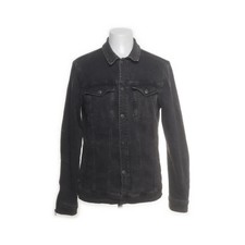 Pull & Bear, kurtka dżinsowa, męska, rozmiar: L, czarna, bawełna/elastan #Z1r na sprzedaż  PL