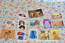 Lot autocollants images d'occasion  Beuzeville