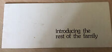 Volkswagen range brochure for sale  NOTTINGHAM