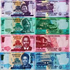 MALAWI - Lotto 4 banconote 20/50/100/200  kwacha FDS - UNC, używany na sprzedaż  Wysyłka do Poland
