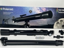 Usado, TELESCÓPIO refrator POLAROID (IT-160X) 75X/150X com tripé ajustável em tamanho real comprar usado  Enviando para Brazil