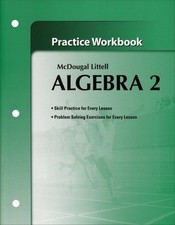 Algebra practice workbook for sale  Boston