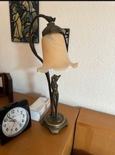 Tischlampe jugendstil frauenfi gebraucht kaufen  Niederkassel
