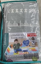 Tapete de brincar Infantino dobrável de espuma macia dupla face com bolsa de transporte de plástico. comprar usado  Enviando para Brazil