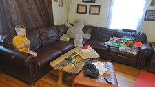 Sectional sofa chocolate for sale  Franklin