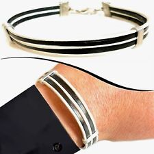Bracciale pelle uomo usato  Scandicci