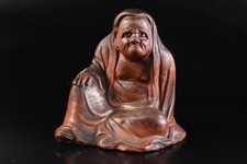 Usado, U3906: Ornamento de escultura japonês antigo padrão Youhen Daruma ESTÁTUA comprar usado  Enviando para Brazil