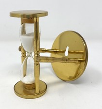 Vintage brass hourglass for sale  Aurora