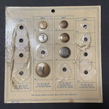 Vintage metal button for sale  Austin