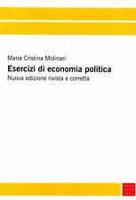 Esercizi economia politica usato  Italia