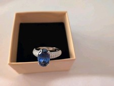 Blauer saphir ring gebraucht kaufen  Berlin