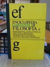 Enciclopedia garzanti filosofi usato  Sant Ilario d'Enza