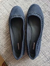 Damen ballerinas dunkelblau gebraucht kaufen  Briesen (Mark)