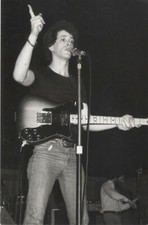 Lou Reed cantando guitarra na década de 1970 concerto tipo 1 foto original 5x7 carimbada RARA comprar usado  Enviando para Brazil
