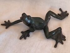 Frosch bronze deko gebraucht kaufen  Vogt