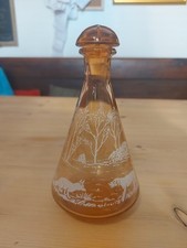 Vintage glass flask for sale  OTLEY