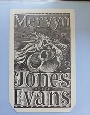 Libris bookplate. mervyn for sale  PETWORTH