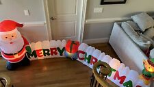 Merry christmas inflatable for sale  Angier