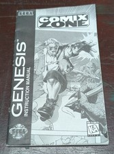 Sega Genesis Comix Zone autêntico manual de instruções (folheto) *SOMENTE MANUAL" comprar usado  Enviando para Brazil