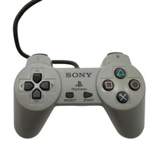 Original Playstation 1 PS1 PSX Controller Gamepads Dualshock Grau Gebraucht, usado comprar usado  Enviando para Brazil