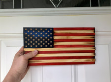 Wooden american flag for sale  Brick