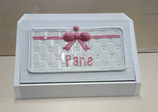 Portapane fiocco rosa usato  Venetico