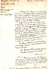 Simon bérard lettre d'occasion  Strasbourg-