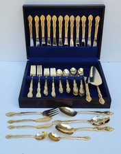 gold cutlery for sale  Olathe