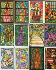 Troca única de cartas de baralho JANELAS DE VIDRO MANCHADO BORBOLETA NAVIO RELIGIOSO FLORES comprar usado Troca única de cartas de baralho JANELAS DE VIDRO MANCHADO BORBOLETA NAVIO RELIGIOSO FLORES comprar usado  Enviando para Brazil