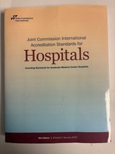 Joint Commission International Accreditation Standards for Hospitals 8th Edition, usado comprar usado  Enviando para Brazil