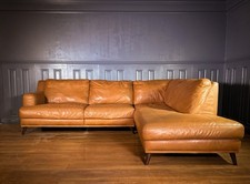 Leather seater corner for sale  SIDMOUTH