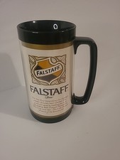 Caneca Vintage FALSTAFF BEER Thermo-Serv Isolada Plástica Pedra Anos 70 WESTBEND EUA comprar usado  Enviando para Brazil