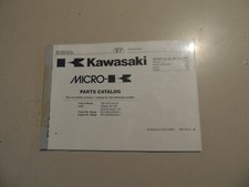 Parts catalog kawasaki d'occasion  Expédié en Belgium