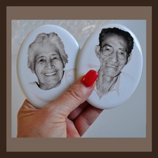 Obraz nagrobny Zdjęcie nagrobne Porcelana Obraz ceramiczny Zdjęcie na porcelanie Dekoracja nagrobna Gemme na sprzedaż  Wysyłka do Poland