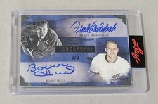 2022 Leaf Art Of Hockey BOBBY HULL / ICONOGRAFIA FRANK MAHOVLICH DUPLA AUTOGRAFADA # 2/3 comprar usado  Enviando para Brazil
