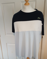Camiseta Lacoste Silicon Crocodile Ultra Dry tamanho 8/XXXL/54" 100% genuína comprar usado  Enviando para Brazil