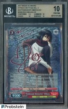 2017 Weiss Schwarz Attack On Titan Embreaced Memories Mikasa BGS 10 IMPECÁVEL comprar usado  Enviando para Brazil
