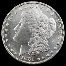 1881 morgan silver d'occasion  Expédié en Belgium