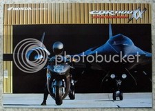 Folheto de vendas de motocicletas Honda CBR 1100XX SUPER BLACKBIRD 1997 #BR9801 comprar usado  Enviando para Brazil