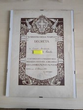 Ww1 diploma regia usato  Brescia