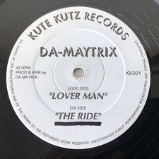 Da-Maytrix – Lover Man / The Ride (12″) Kute Kutz – KK001 [1994 D&B / JUNGLE] na sprzedaż  Wysyłka do Poland