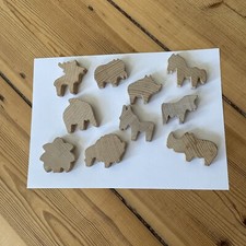 Holztiere zoo unbehandelt gebraucht kaufen  Berlin