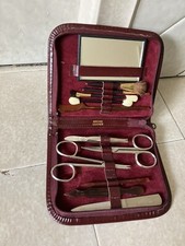 Leather bound manicure for sale  HOLMFIRTH